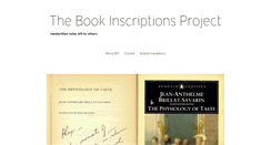 Desktop Screenshot of bookinscriptions.com